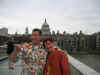 Millenium Bridge_Rick with stranger.jpg (52223 bytes)